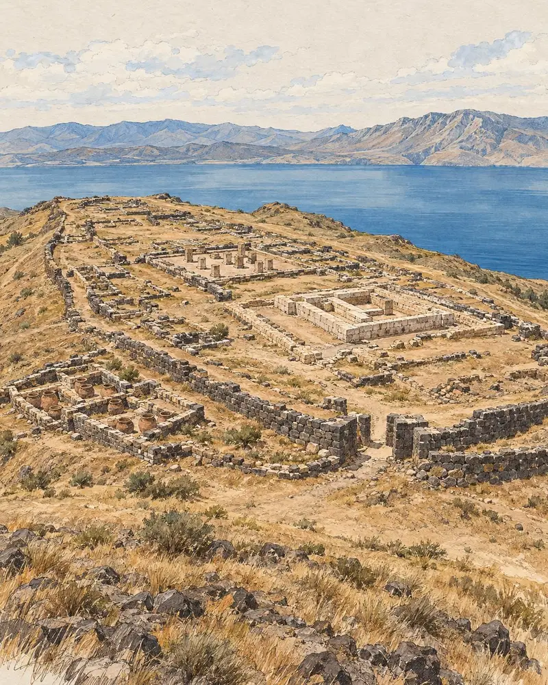 Çizim: Ayanis Kalesi